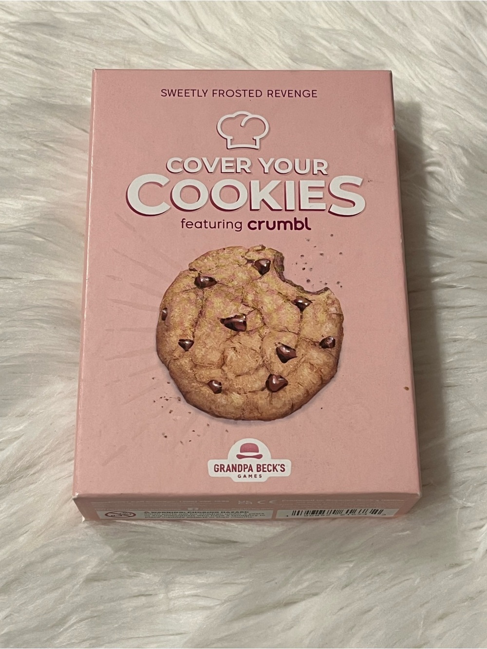 Grandpa Beck's Games Cover Your Cookies featuring Crumbl